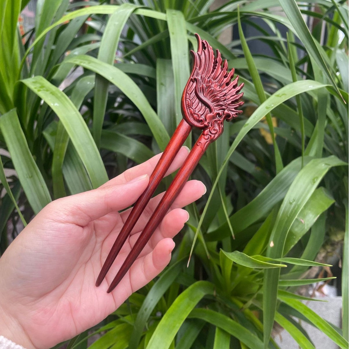 PF143 - Intricate Wooden Hair Sticks - Wholesale