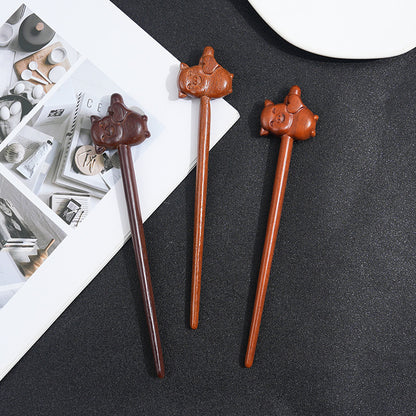 PF185 - 19cm Lacewood Hair Sticks - Wholesale