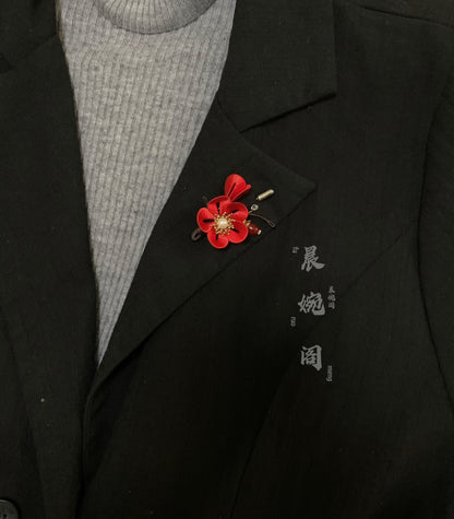 PF064 - Rose Chanhua Brooch - Wholesale