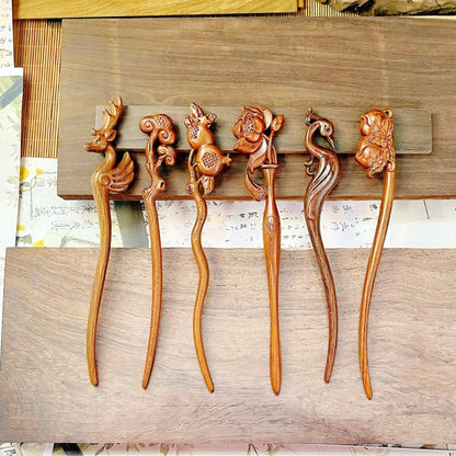 PF195 - Lacewood Hair Sticks - Wholesale