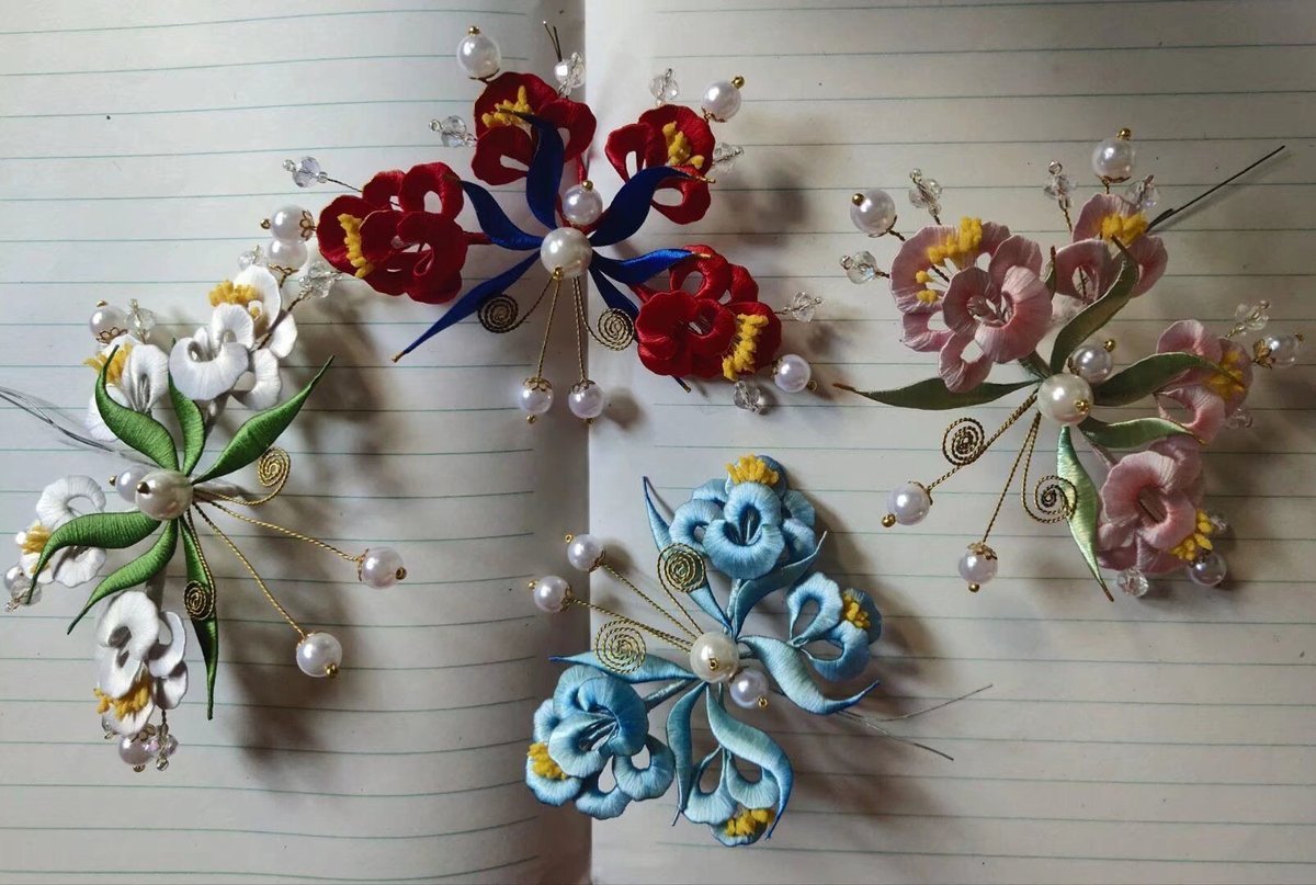Handmade Thread-Wrapped Butterfly Hairpin - Artisanal Chanhua Elegant Flutter Accessory