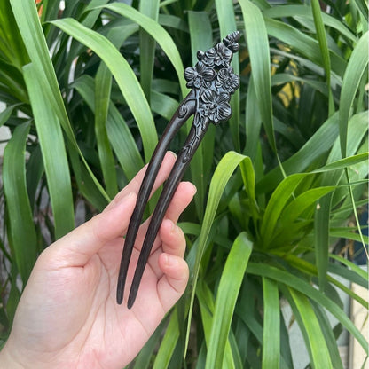 PF143 - Intricate Wooden Hair Sticks - Wholesale