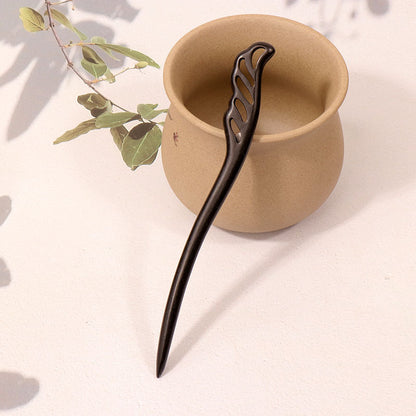 PF084 - 18cm Ebony Hair Sticks - Wholesale
