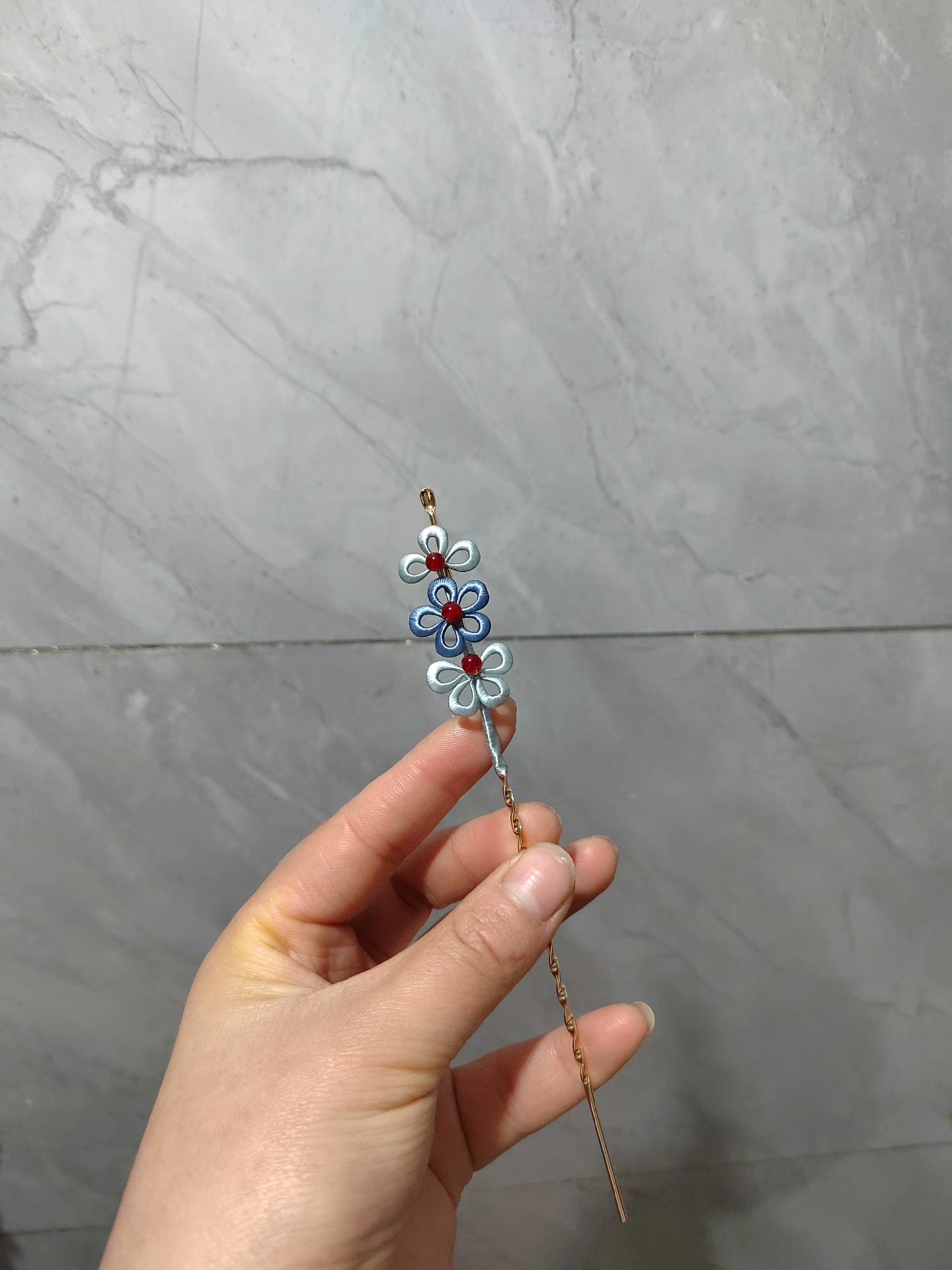 PF223 - Small Flower Chanhua Hairpin - Wholesale