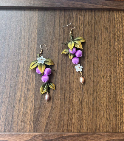 PF228 - Yellow Rose Chanhua Earrings - Wholesale