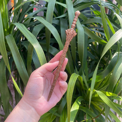 PF143 - Intricate Wooden Hair Sticks - Wholesale