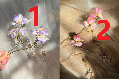 PF280 - Iris Ronghua Hairpin - Wholesale