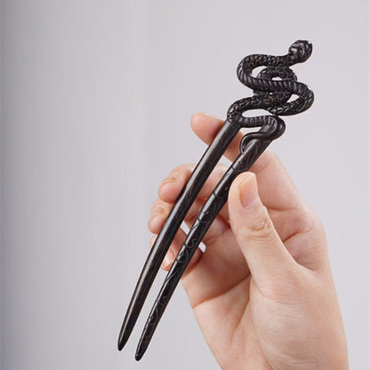 PF143 - Intricate Wooden Hair Sticks - Wholesale