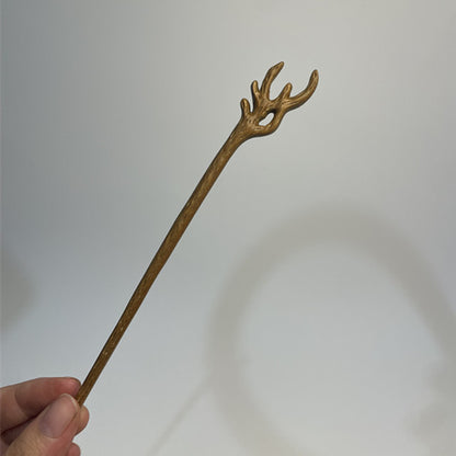 PF145 - 20cm Green Sandalwood Hair Sticks - Wholesale