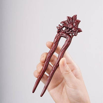 PF143 - Intricate Wooden Hair Sticks - Wholesale