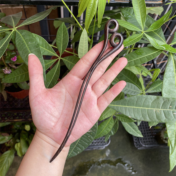 PF142 - 20cm African Blackwood Hair Sticks - Wholesale