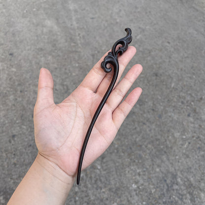 PF141 - 18cm African Blackwood Hair Sticks - Wholesale