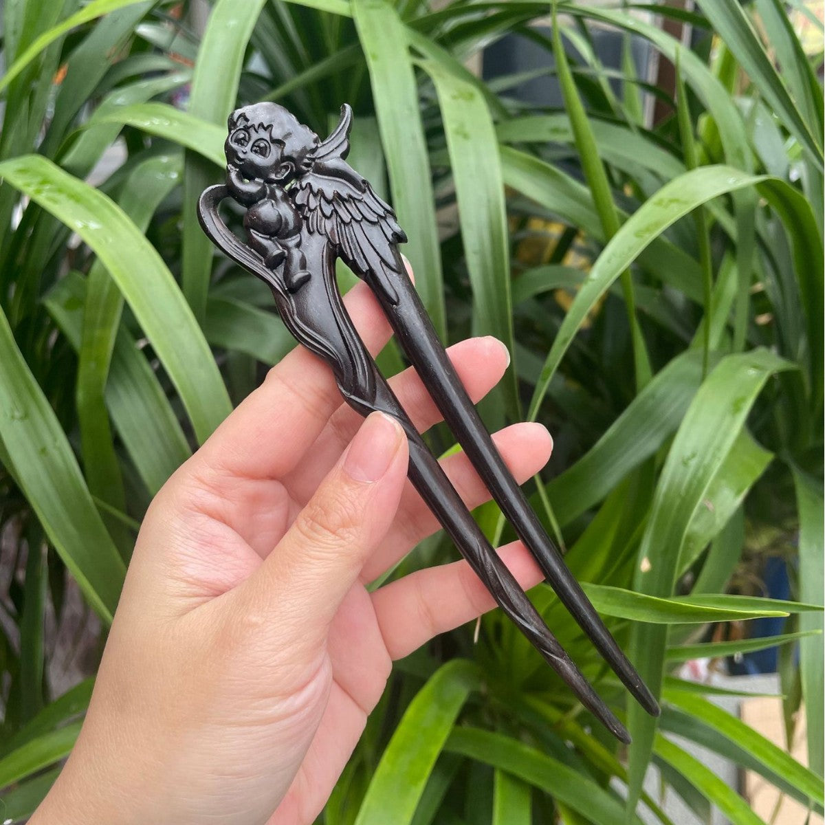 PF143 - Intricate Wooden Hair Sticks - Wholesale