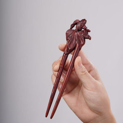 PF143 - Intricate Wooden Hair Sticks - Wholesale