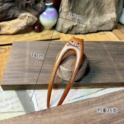 PF173 - 19cm Lacewood Hair Sticks - Wholesale
