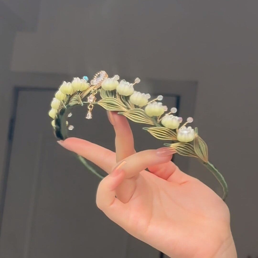 Tiare Princesse Mugue artisanale - Couronne florale Chanhua artisanale