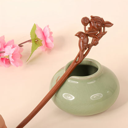 PF100 - 18cm Lacewood Hair Sticks - Wholesale