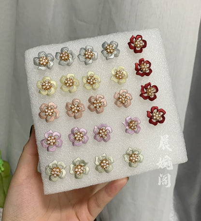 PF015 - Rose Chanhua Earrings - Wholesale