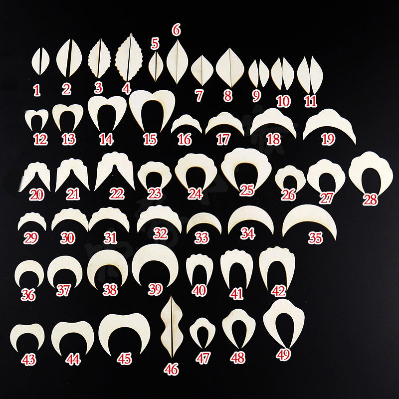 Chanhua Templates Pattern Hard Cardboard Slices(Discount Combination)