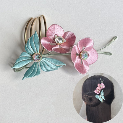 Huadie Hairpin Chanhua Materials Flowers DIY Kit - Include Detailed Video Tutorial