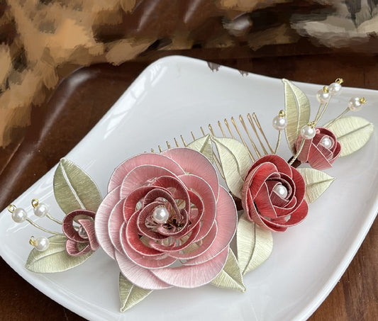 Doukou Haircomb Chanhua Materials Flowers Kit fai da te - Include tutorial video dettagliato