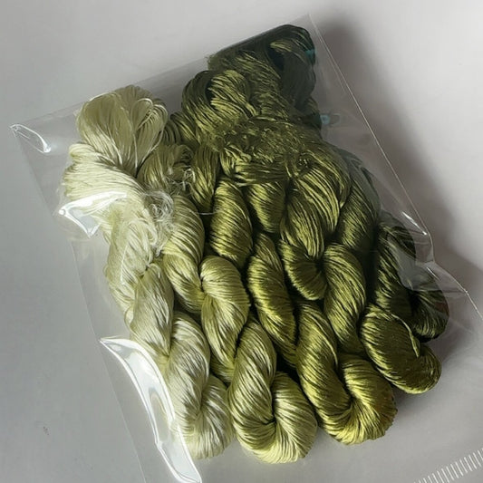 80m Suzhou Embroidery Untwisted Mulberry Silk Thread(#77   80m*5) - Ronghua Threads