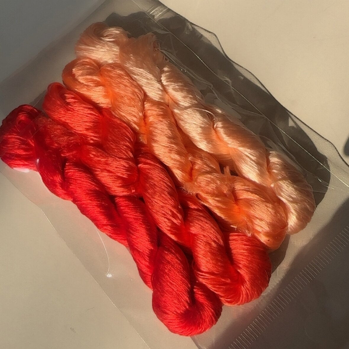 80m Suzhou Embroidery Untwisted Mulberry Silk Thread(#131   80m*4) - Ronghua Threads