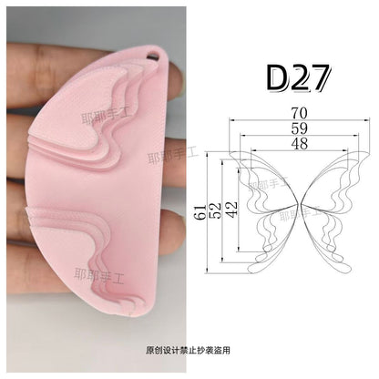 Butterfly Wire Form Templates - Multi Size Molds for Ronghua - D19-D28