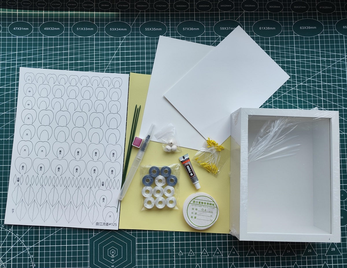 Changchun Flower Chanhua Materials Flowers DIY Kit - Include Detailed Video Tutorial