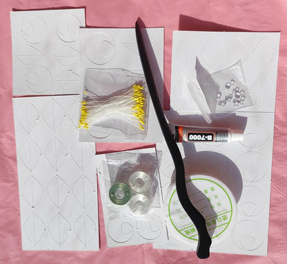 Camellia Series Hairpin Chanhua Materials Flowers DIY Kit - Include Detailed Video Tutorial