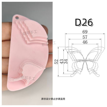 Butterfly Wire Form Templates - Multi Size Molds for Ronghua - D19-D28