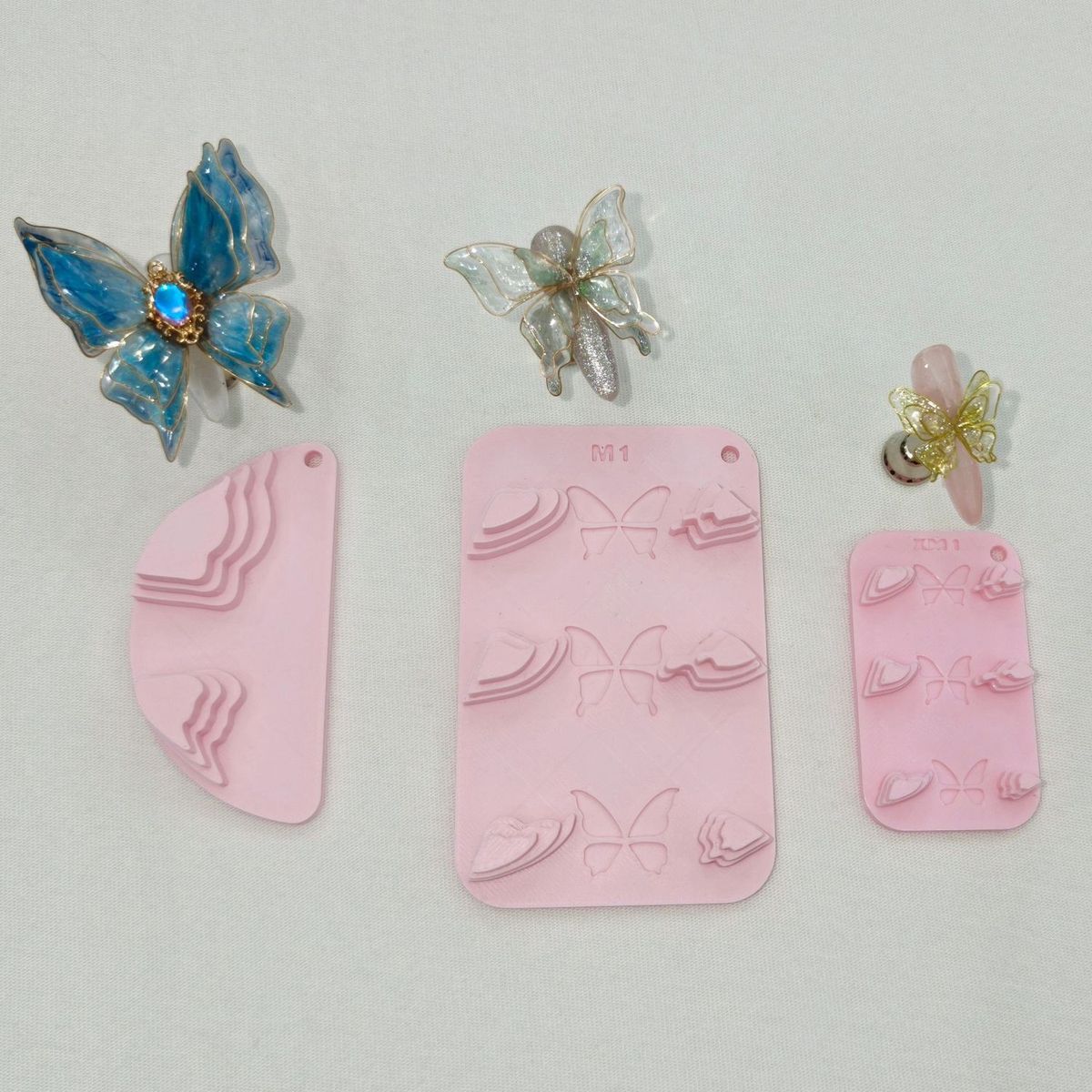 Butterfly & Petal Wire Form Templates - Multi Size Molds for Ronghua