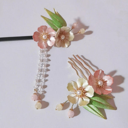 Pince à Cheveux Sur Mesure Tingzhong - Pince à Cheveux en Soie (Chanhua)