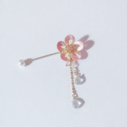 Qianzhuang Handmade Brooch - Silk Brooch(Chanhua)