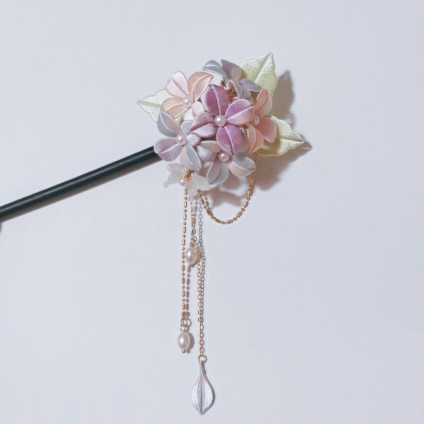 Fermaglio per capelli Wujinxia su misura - Fermaglio per capelli in seta (Chanhua)