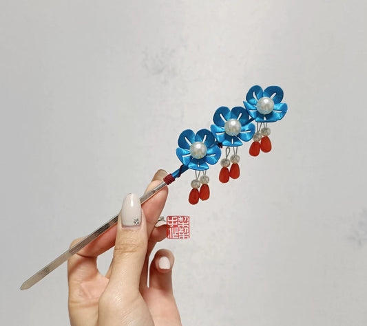 Fermaglio per capelli su misura Diancui - Fermaglio per capelli in seta (Chanhua)