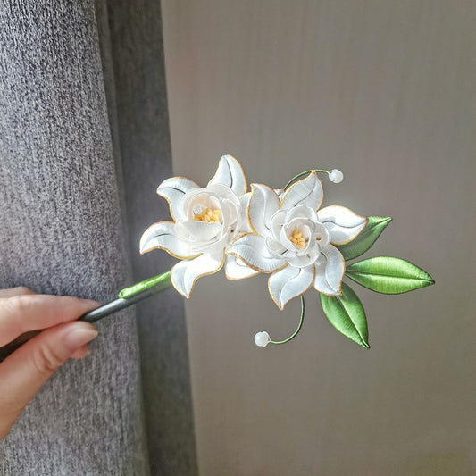 Forcina personalizzata Gardenia - Forcina di seta (Chanhua)