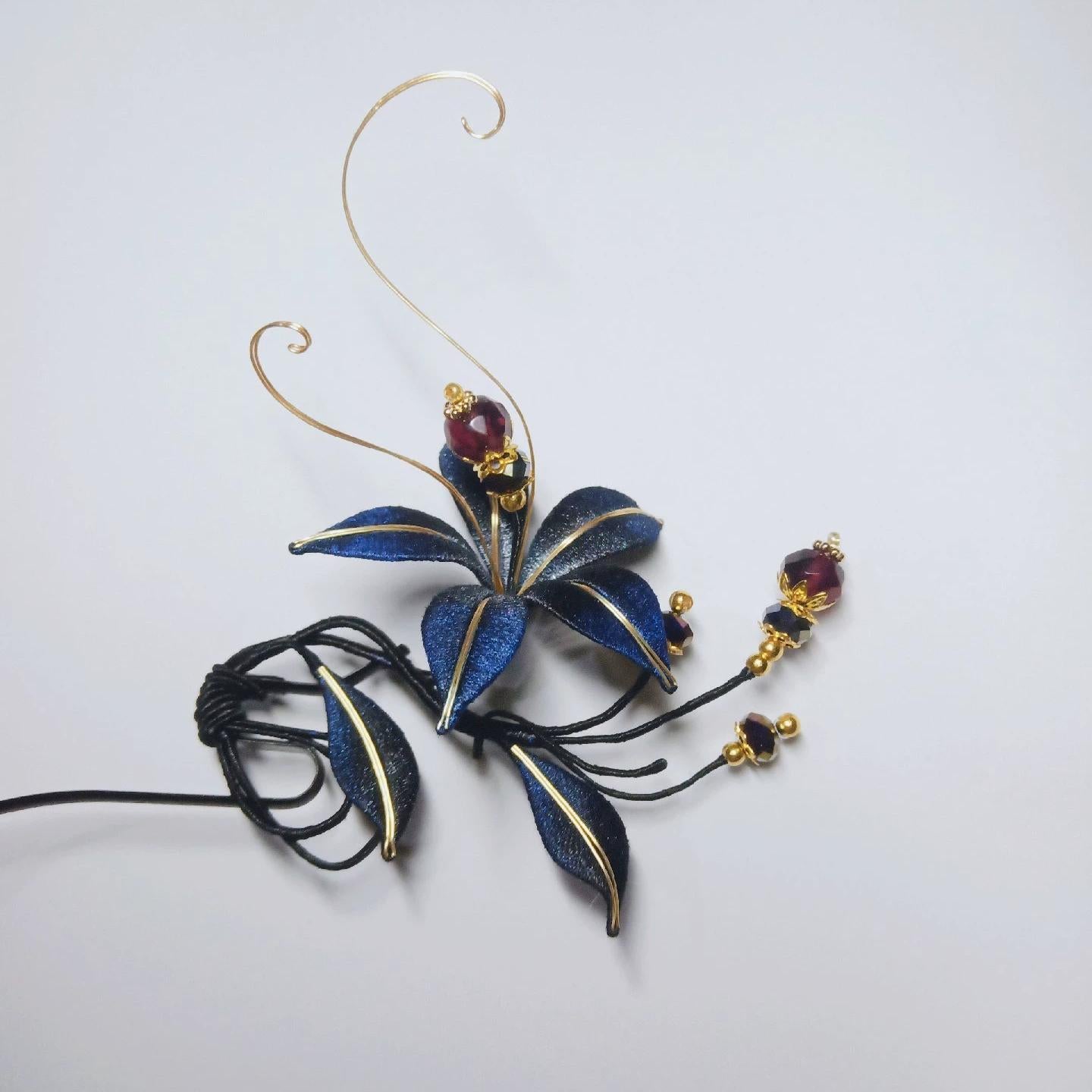 Flower Bespoke Hairpin - Silk Hairpin(Chanhua)