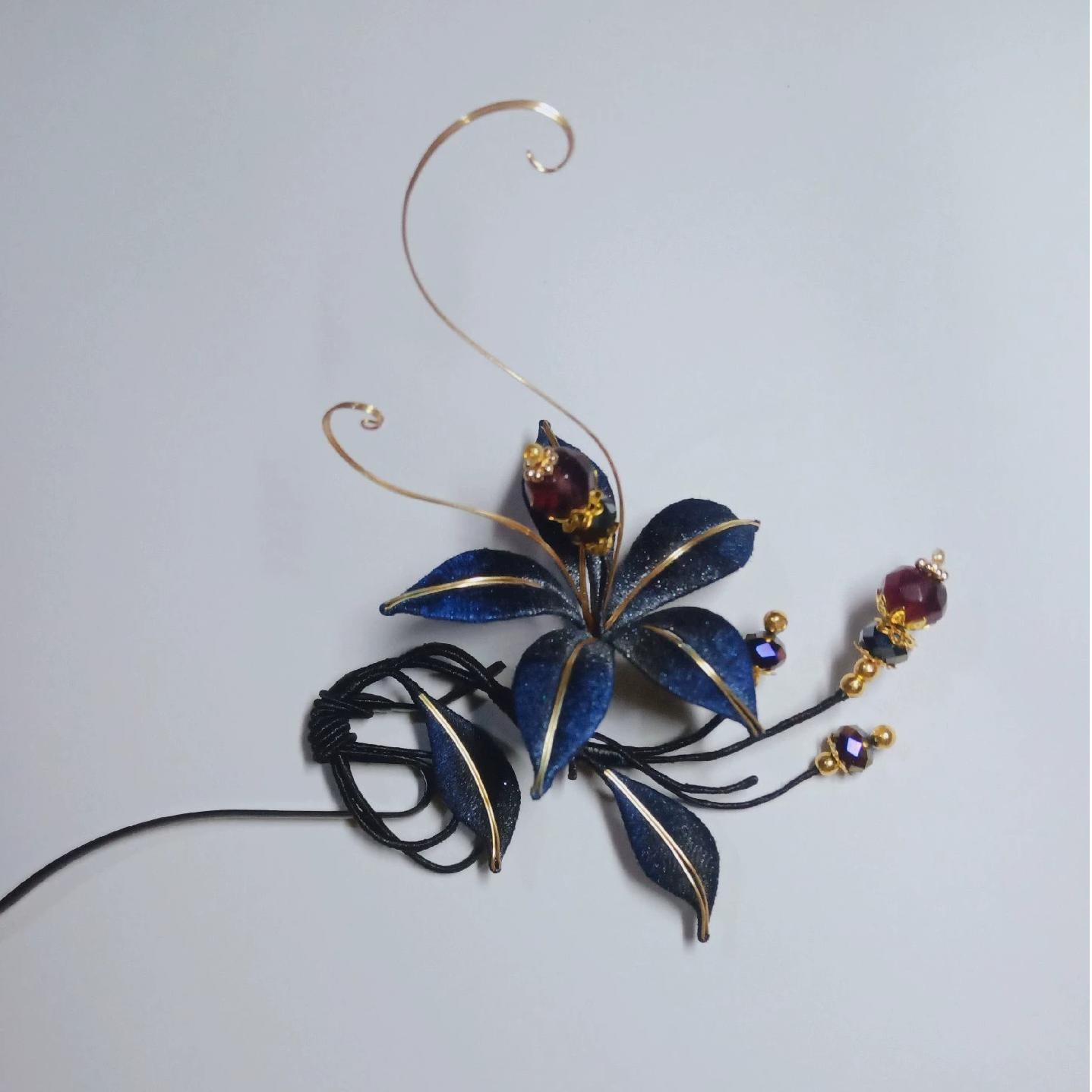 Flower Bespoke Hairpin - Silk Hairpin(Chanhua)