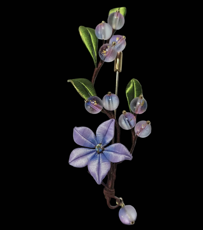 Honeysuckle Handmade Brooch - Silk Brooch(Chanhua)