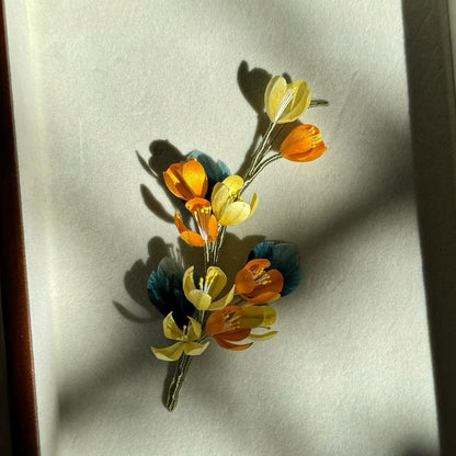 AB Style Osmanthus Bespoke Hairpin - Silk Hairpin(Ronghua)