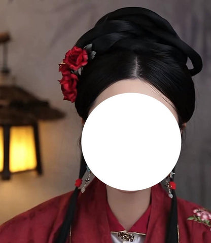 AB Style Rose Luoshen Bespoke Hairpin - Silk Hairpin(Ronghua)