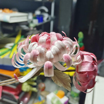 Chrysanthemum Bespoke Hairpin - Silk Hairpin(Ronghua)