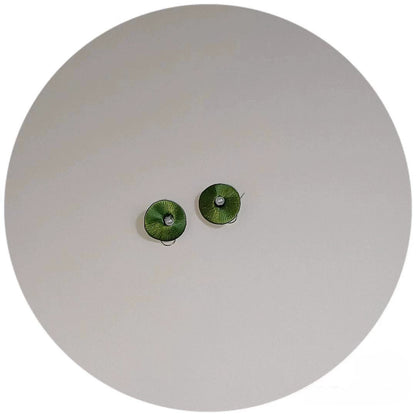 Handcrafted Chanhua Lotus & Leaf Silver Earrings