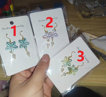 PF004 - Flower Chanhua Earrings - Wholesale