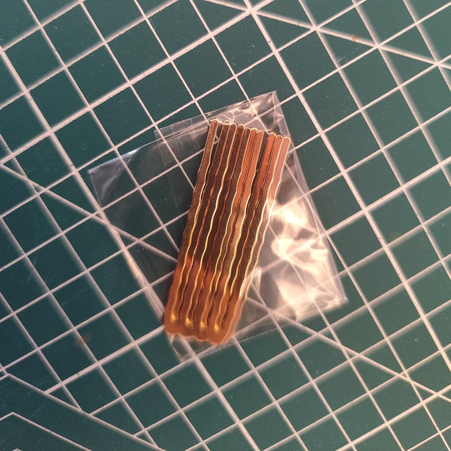 Pettine per capelli in metallo piccolo ondulato a 5 punte | Base fai da te e pettine laterale sicuro/2 pettini per capelli