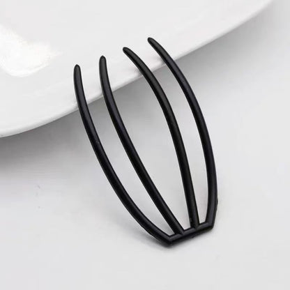 4-Prong Metal Hair Fork | DIY Hairpin Component & Minimalist Updo Pin