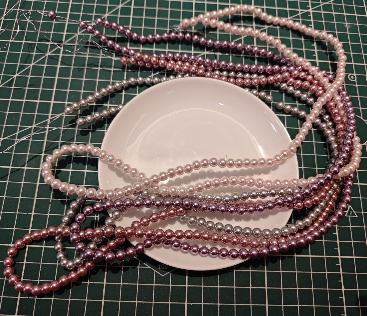 Glass Pearl Beads Strands - Premium Imitation Pearls for DIY Jewelry Making