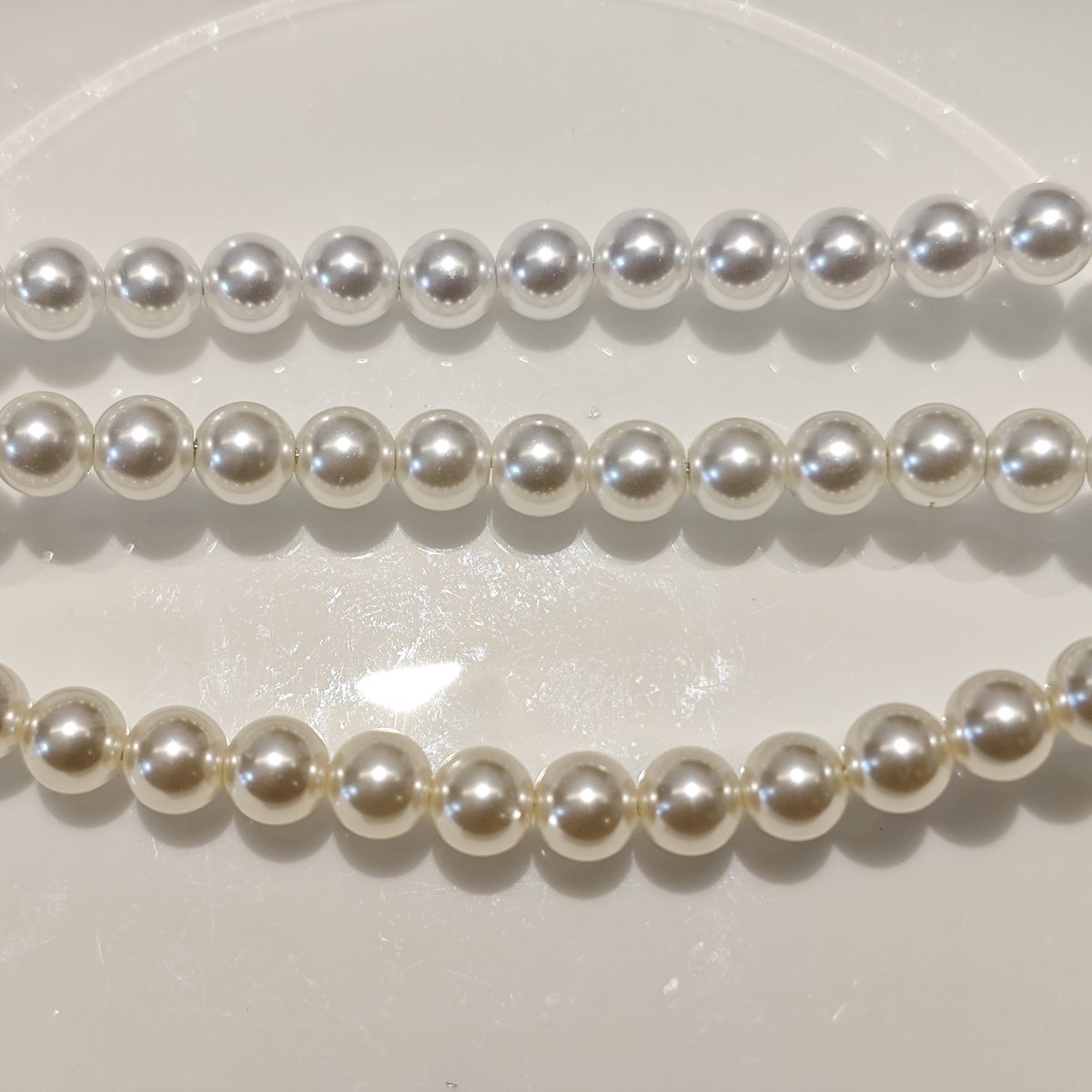 Light Pink Faux Pearl Beads 40cm Strand 6/8/10mm Jewelry Making
